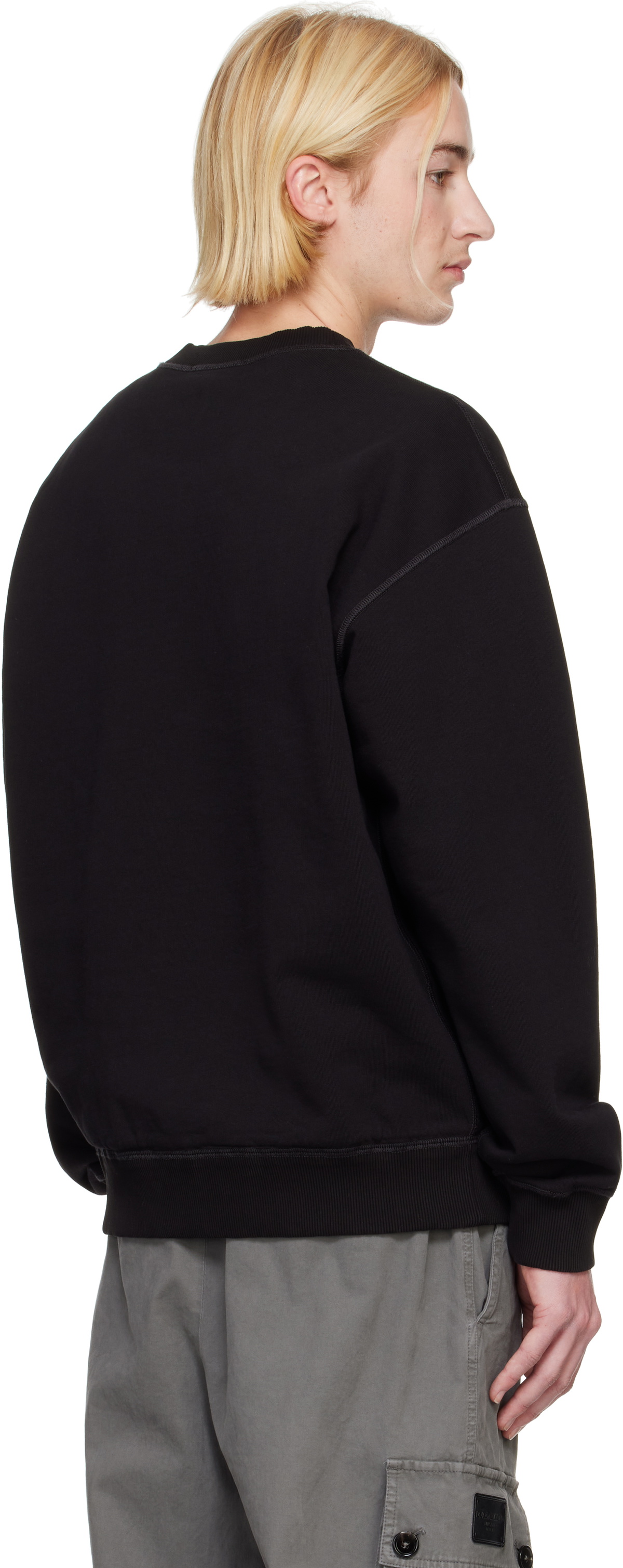Dolce&Gabbana Black Patch Sweatshirt