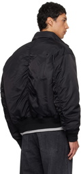COOR Black Stand Collar Neck Down Jacket