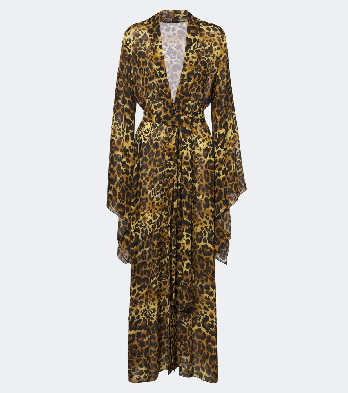 Johanna Ortiz Leopard-print georgette kaftan