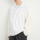 Nanamica Men's Pullover Shirt Jacket in Off White