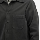 MM6 Maison Margiela Men's Canvas Overshirt in Black