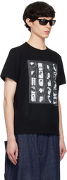 International Gallery BEAMS Black Photo Print T-shirt