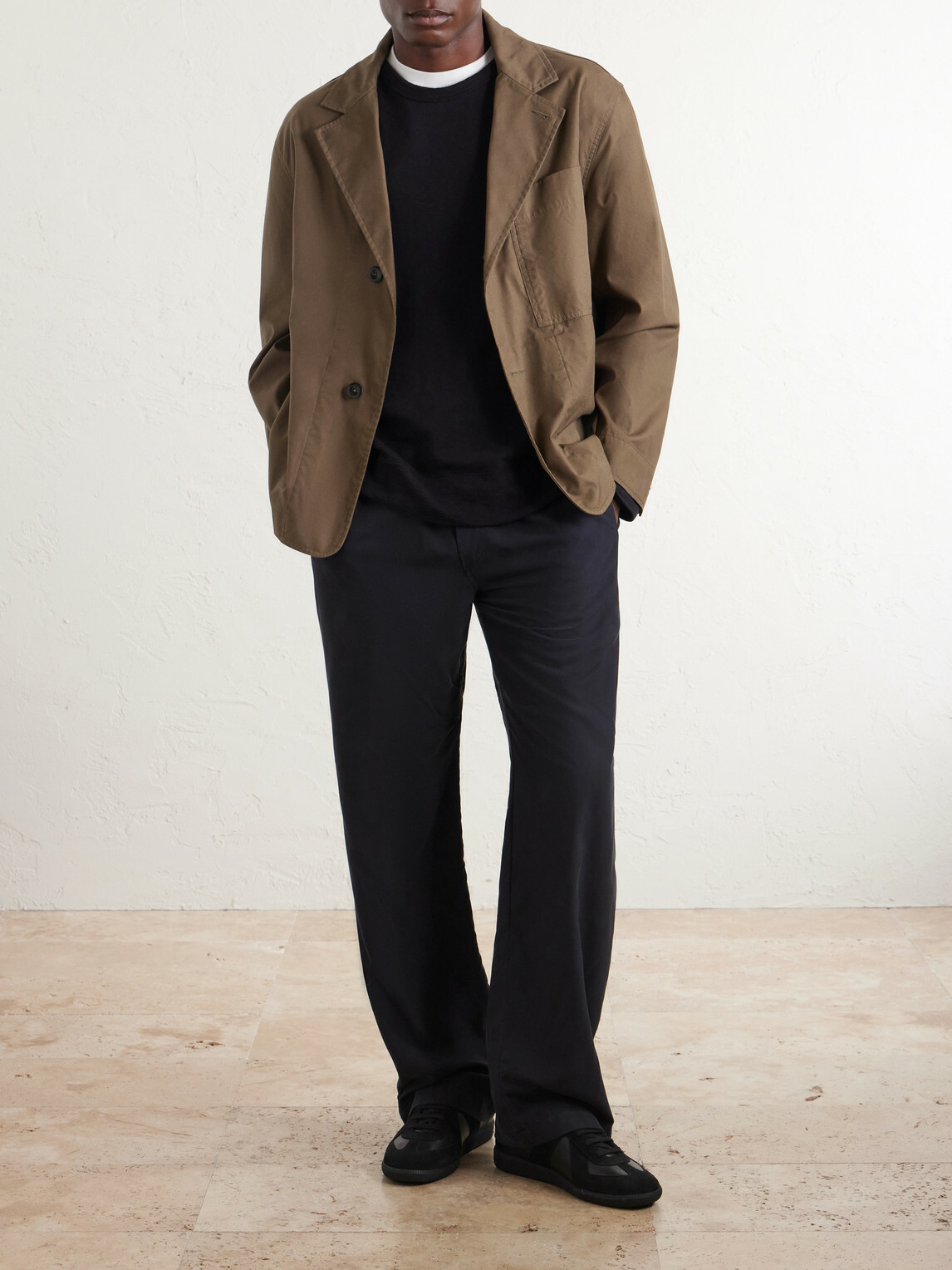 James Perse - Garment-Dyed Loopback Supima Cotton-Jersey Sweatshirt - Black