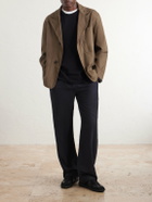 James Perse - Garment-Dyed Loopback Supima Cotton-Jersey Sweatshirt - Black