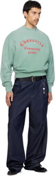 WILLY CHAVARRIA Green 'Chavarria Community Center' Hooligan Sweatshirt