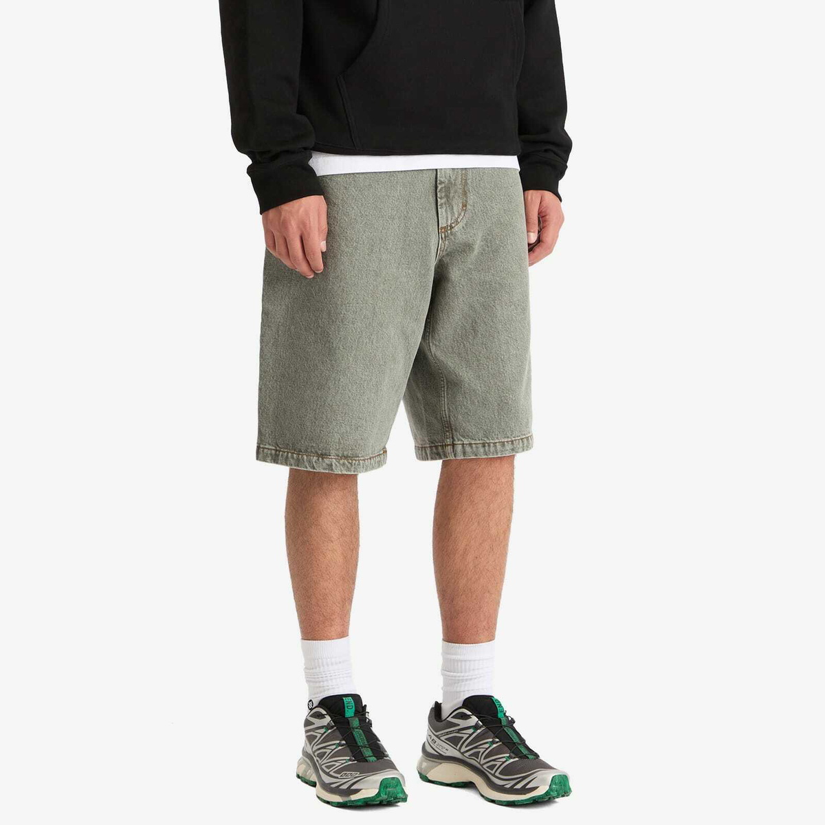 Polar Skate Co. Men's Big Boy Denim Shorts in Eucaplytus
