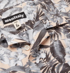 Monitaly - Camp-Collar Floral-Print Cotton Shirt - Men - Pink