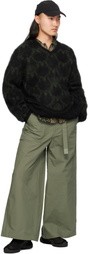 South2 West8 Black Mohair Sweater