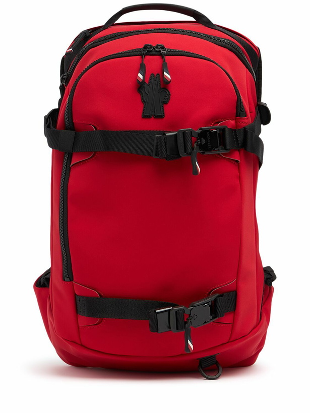 Photo: MONCLER GRENOBLE Logo Stretch Nylon 3l Backpack