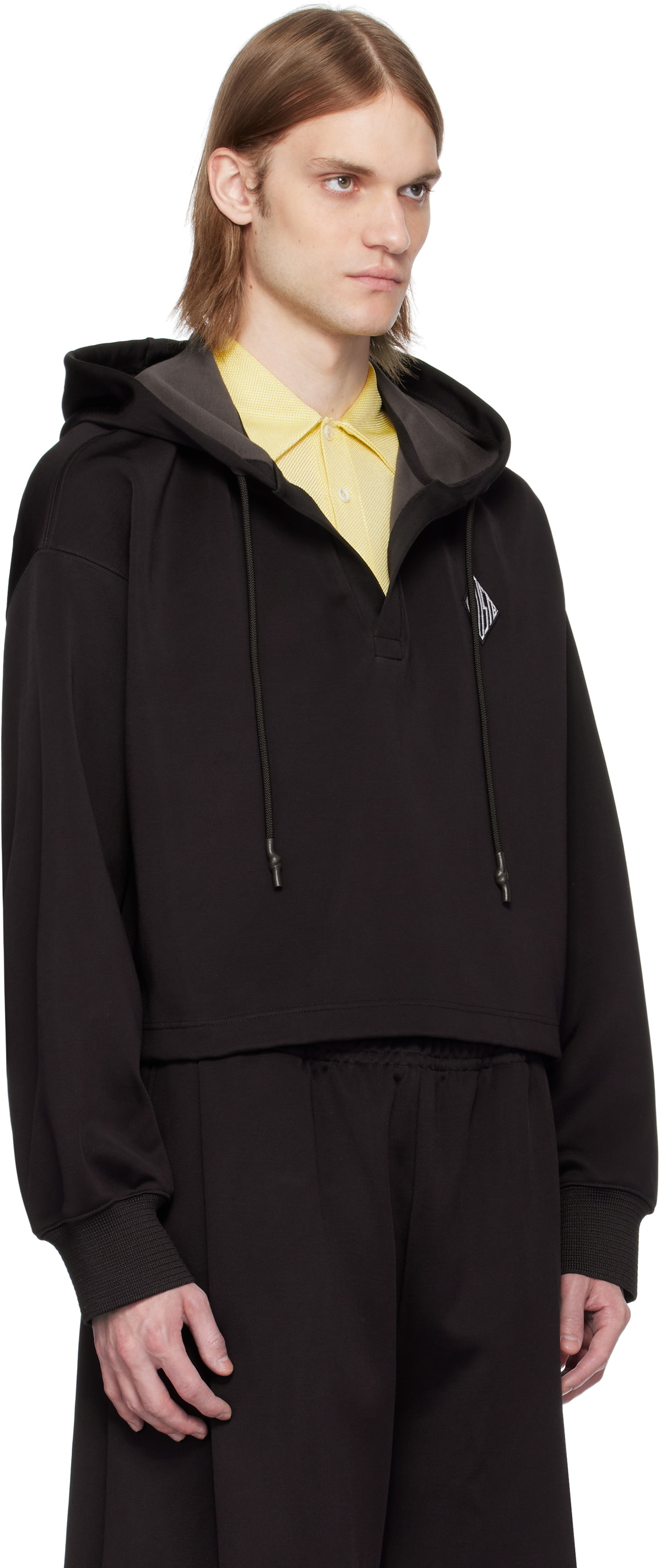 Lacoste Brown Runway Oversized Hoodie