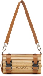 Feng Chen Wang Beige & Brown Big Bamboo Bag