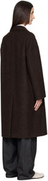 Studio Nicholson Brown Ria Wool Coat