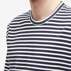 Junya Watanabe MAN Men's Striped T-Shirt in Navy/White