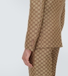 Gucci GG linen-blend blazer