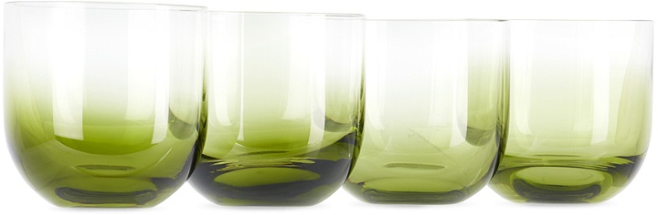 Photo: Tom Dixon Green Tank Whiskey Glasses Gift Set, 4 pcs