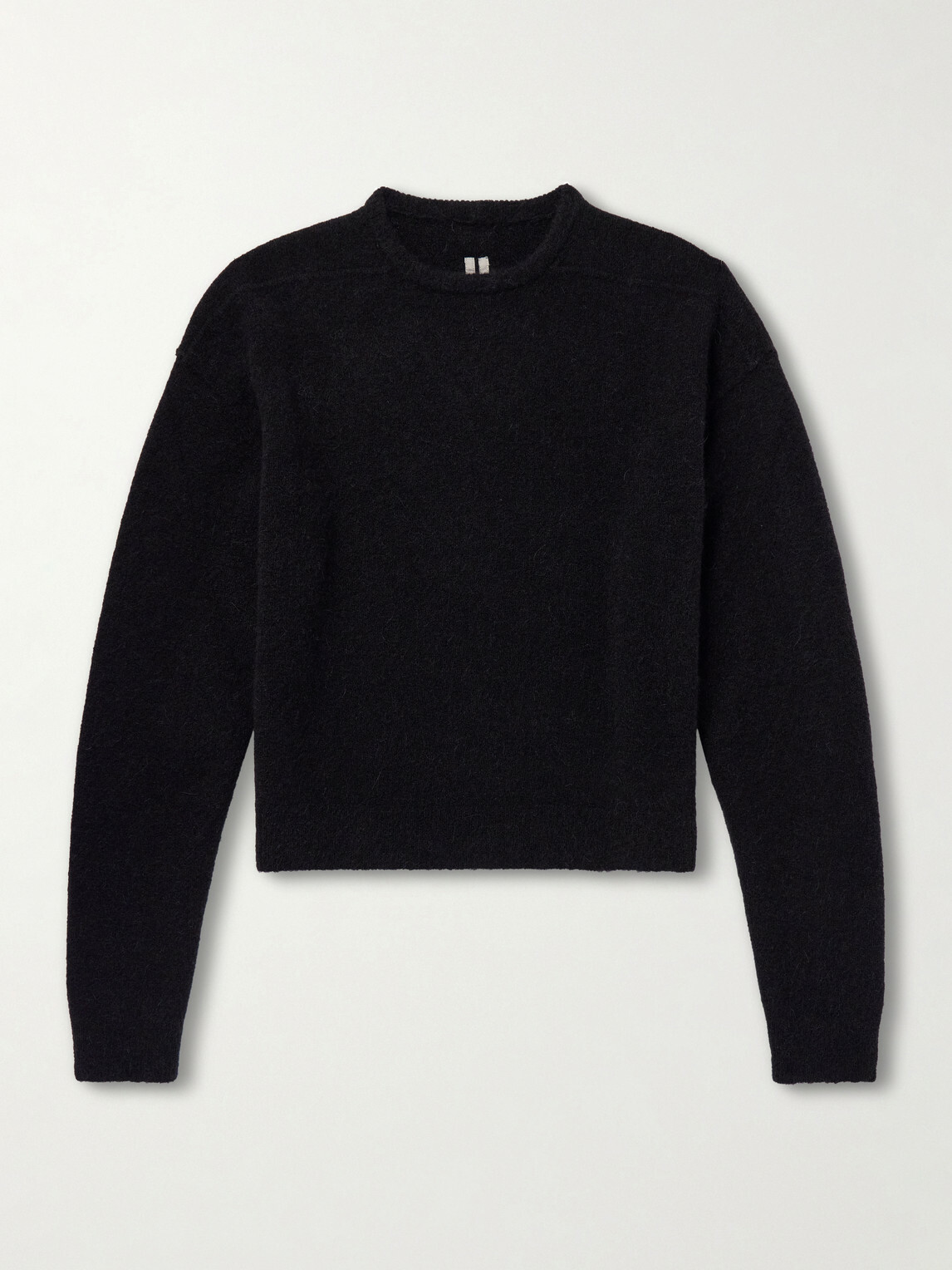 Rick Owens - Alpaca Wool-Blend Crewneck Sweater - Black
