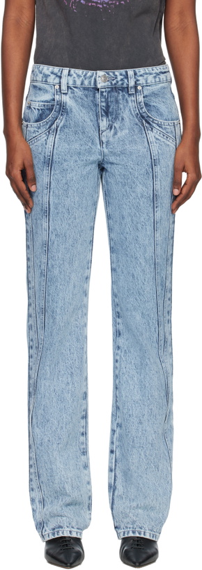 Photo: Isabel Marant Etoile Blue Jaylis Jeans