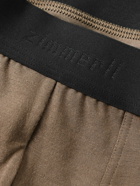 Zimmerli - Pureness Stretch-TENCEL™ Modal Boxer Briefs - Brown