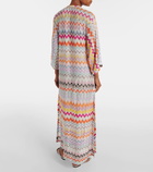 Missoni Zigzag lamé beach cover-up