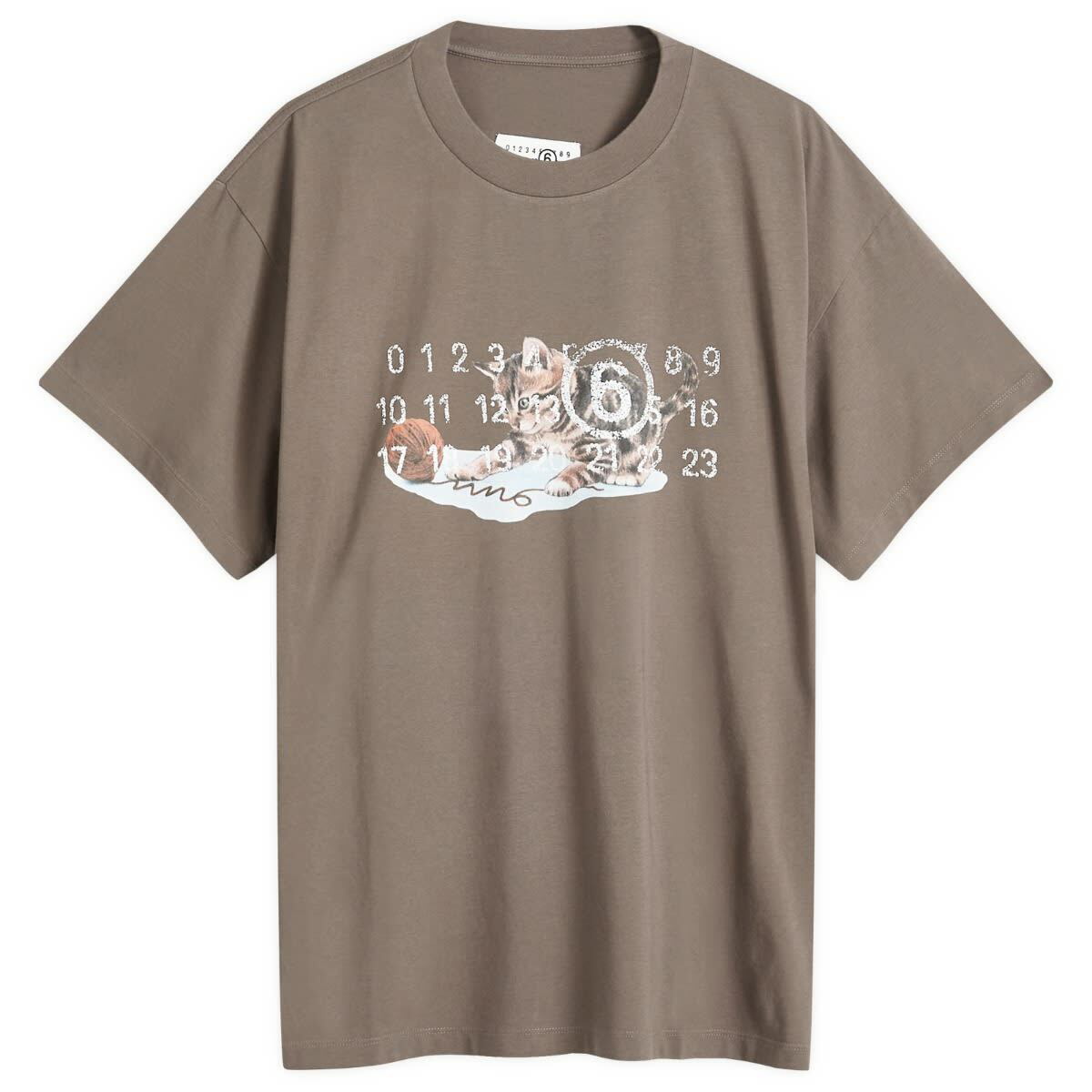 MM6猫ダークブラウン Tシャツ S MM6 Maison Margiela＞24'SSコレクションスタート！ | st