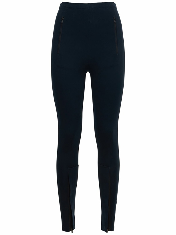 Photo: WARDROBE.NYC - Stretch Jersey Front Zip Leggings