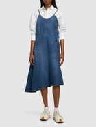 JW ANDERSON - Asymmetric Flared Denim Midi Dress