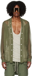 Rick Owens Green Fogpocket Larry Shirt