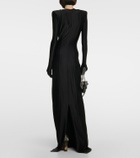 Vetements - Diva gloves jersey dress