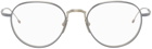 Thom Browne Silver & Grey TB119 Glasses