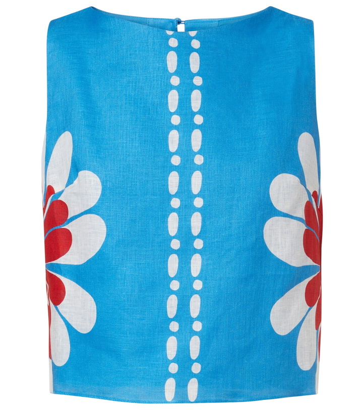 Photo: Cala de la Cruz Avelino floral linen top