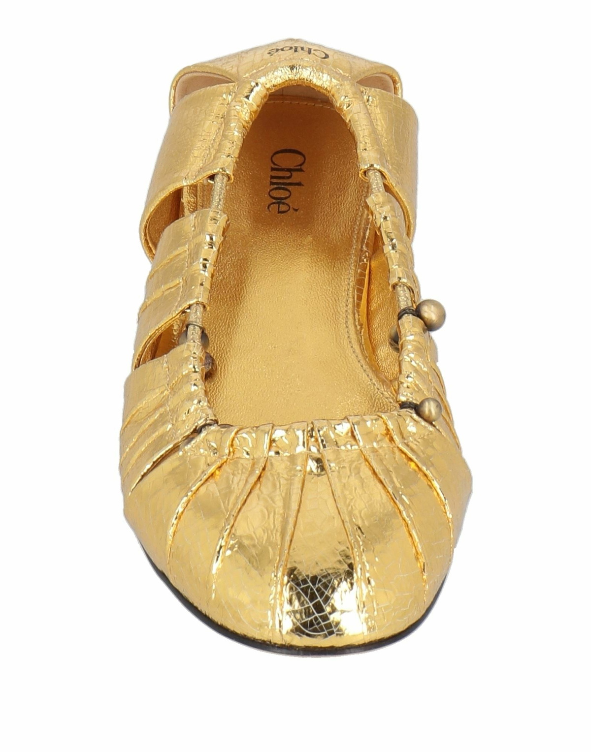 Chloé Womens Ballet flats in Gold