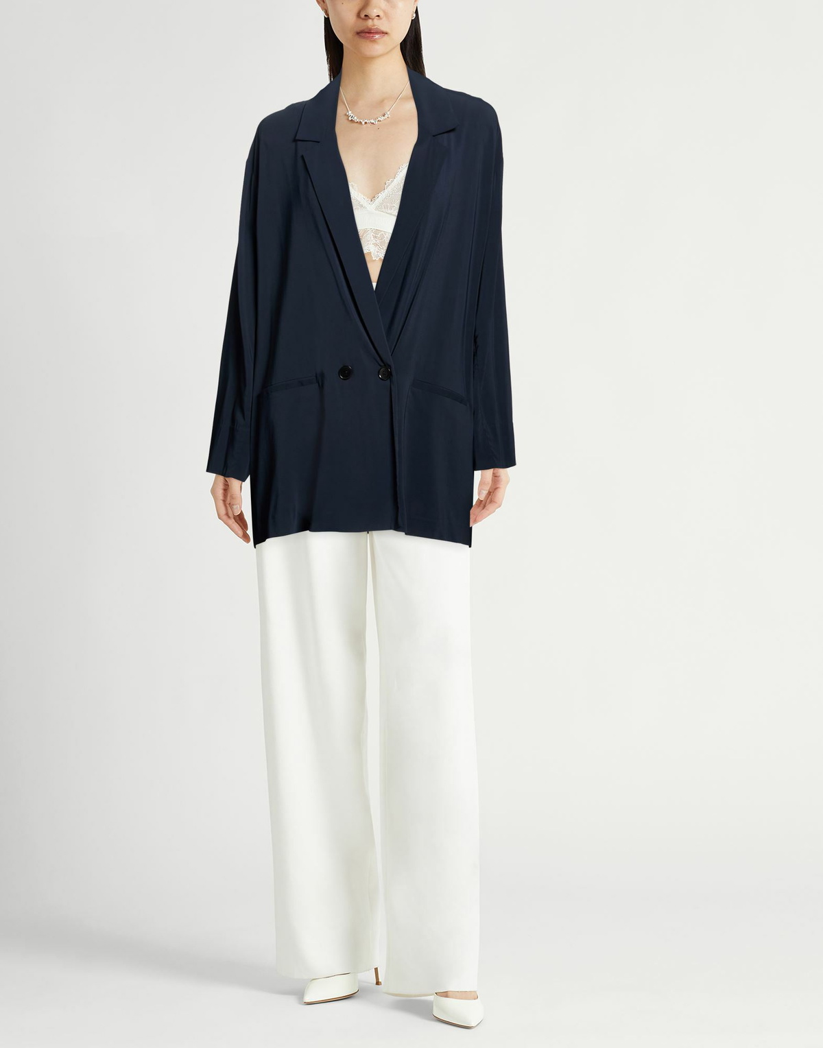 Jucca Womens Blazer Midnight in Blue