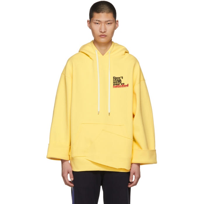 Photo: ADER error Yellow Dont Stop Until Youre Satisfied Hoodie