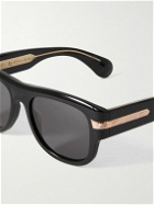 Gucci Eyewear - Square-Frame Acetate and Gold-Tone Sunglasses