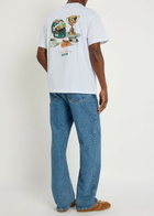 Club 1984 Racing Printed Cotton T-shirt White