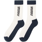 Name. Three-Pack White Logo Athletic Socks