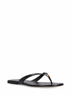 TORY BURCH 10mm Simple Logo Leather Thong Sandals
