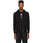 Alexander McQueen Black Scuba Zip-Up Hoodie