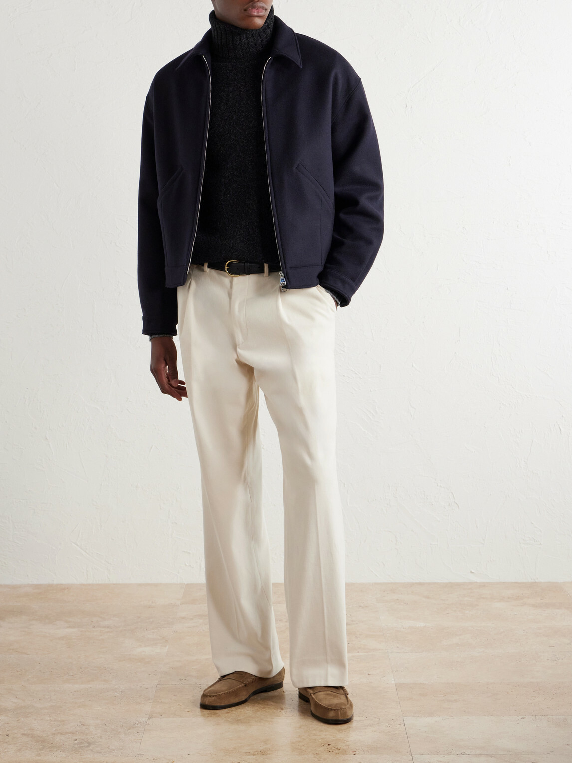 N.PEAL - Brompton Cashmere Rollneck Sweater - Gray