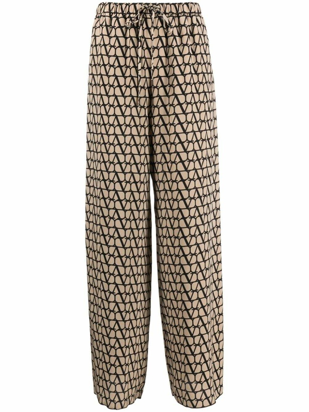 Photo: VALENTINO - Toile Iconographe Wide Leg Trousers