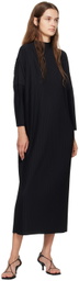 Max Mara Leisure Black Faraone Midi Dress