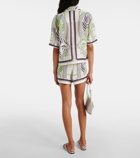 Tory Burch Printed linen shirt