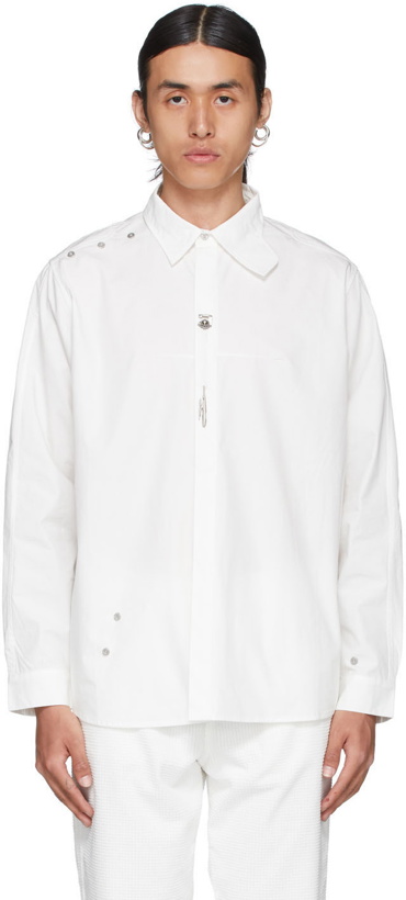 Photo: mastermind JAPAN White C2H4 Edition 'C-MASTERMIND' Seam Line Shirt