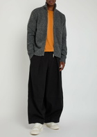 Ymc Nova Wool-blend Cardigan Dark Grey