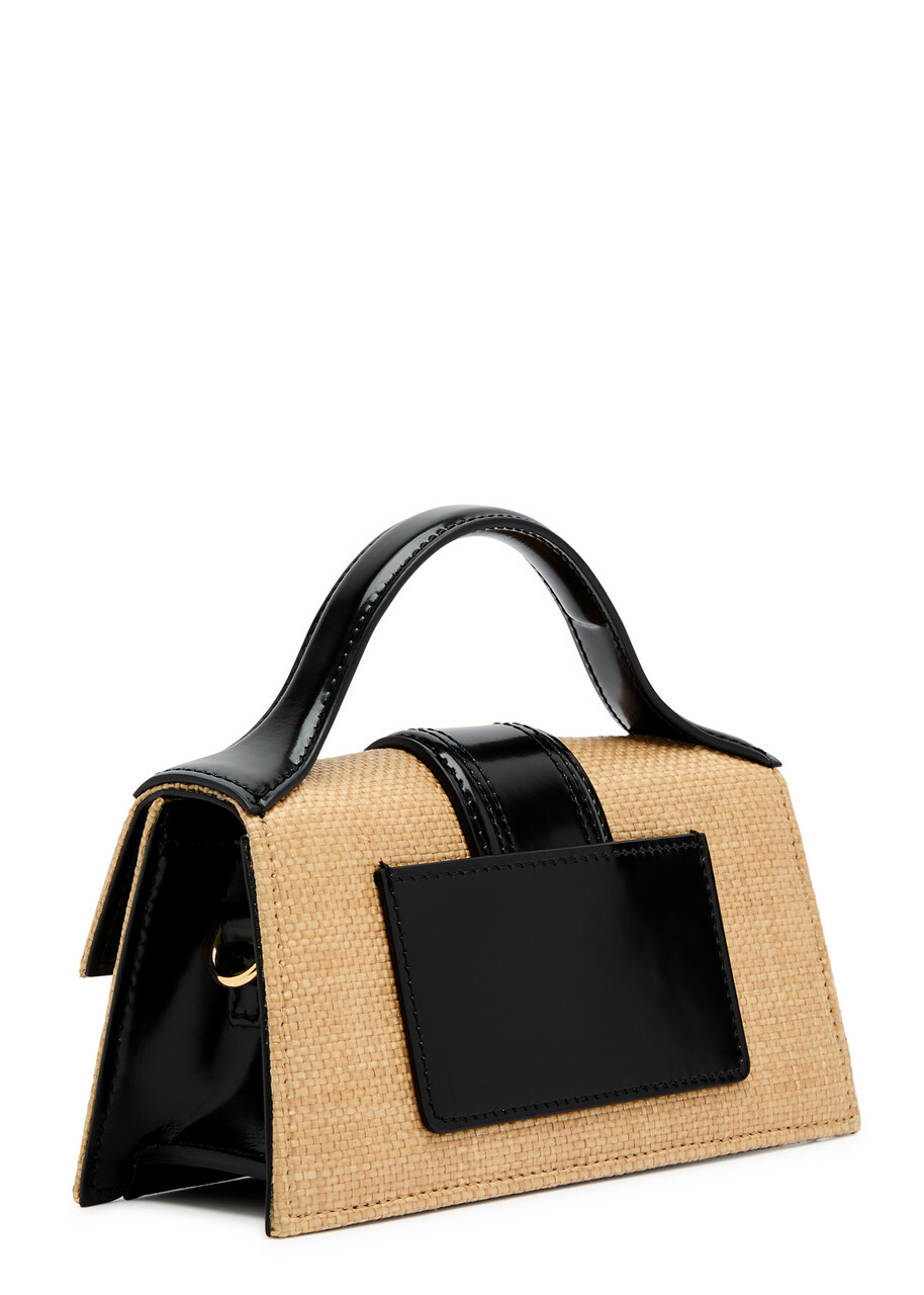 Jacquemus Le Bambino Faux Raffia top Handle bag
