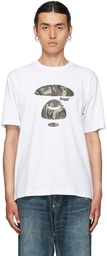 AAPE by A Bathing Ape White Camouflage Logo T-Shirt