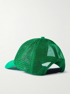 Palm Angels - Logo-Appliquéd Cotton-Blend Twill and Mesh Trucker Hat