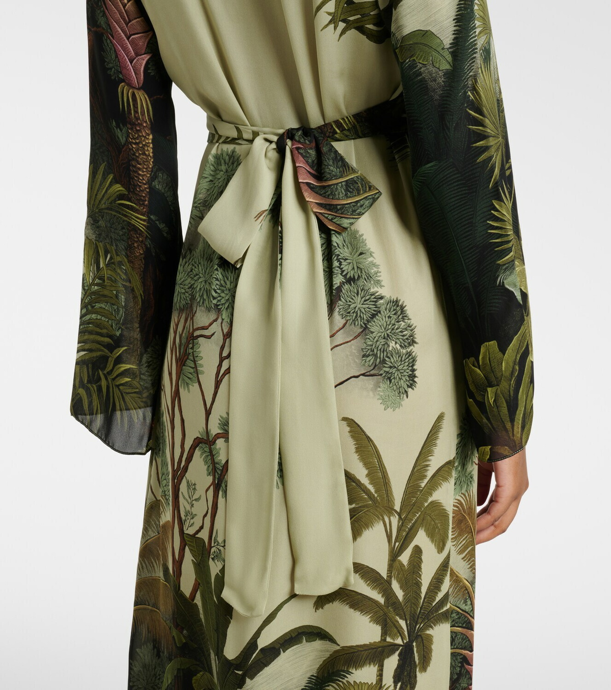 Johanna Ortiz Printed silk maxi dress