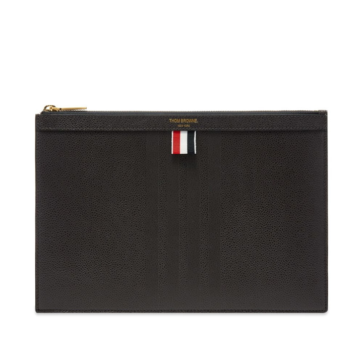 Photo: Thom Browne Pebble Grain Leather Four Bar Tablet Holder