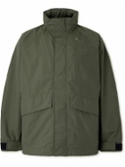Goldwin - Logo-Print PERTEX® SHIELD Hooded Jacket - Green